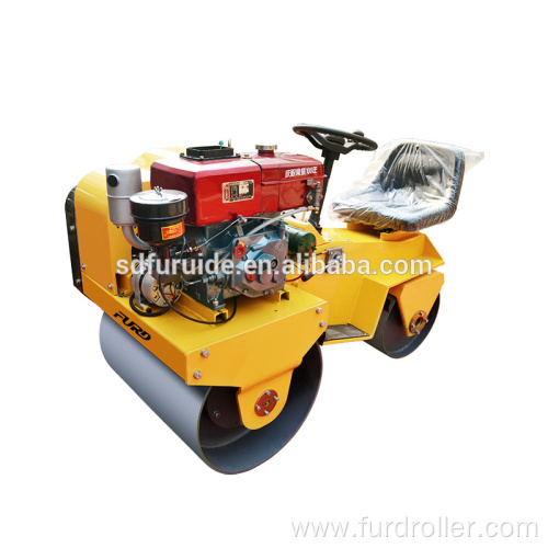 Double drum vibratory roller with 700kg weight